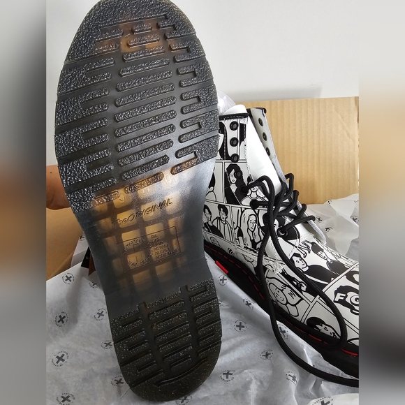 1460 PRIDE Edition Dr. Martens Leather Lace Up Boots Designed by Fuyuki Kanai - Picture 2 of 16